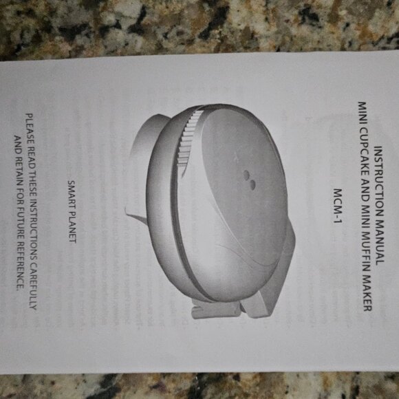 The Original Cupcake Maker by Smart Planet Mini Cupcake Maker In Original Box - Picture 10 of 10